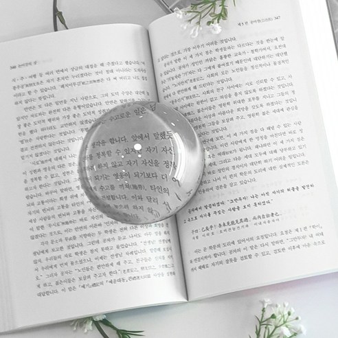 반원형 대형 문진 깨끗한 유리 크리스탈 반구 돋보기 확대경 답례품 선물용 페이퍼웨이트 오브제, 본품 플라워문진 Best Top5
