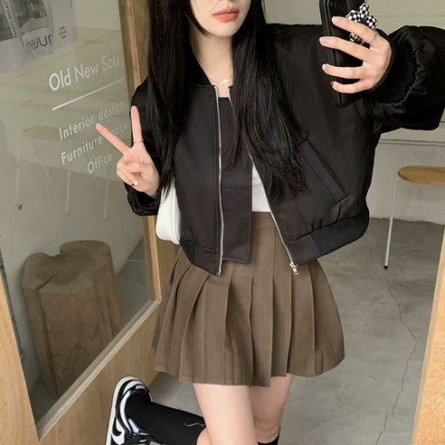 나나뽕 루즈핏 봄가을 캐주얼 숏자켓