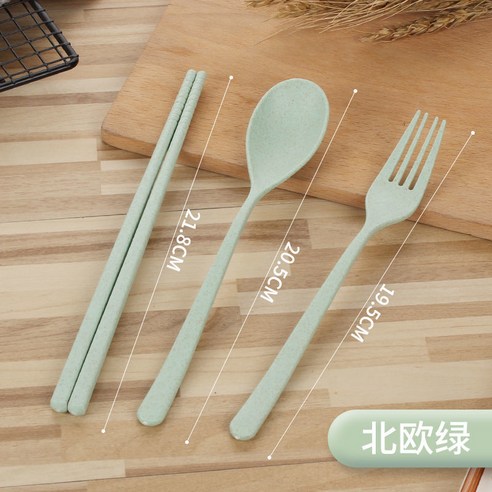 밀짚 크리 에이 티브 젓가락 숟가락 포크 일본 식기 비 슬립 곰팡이 및 Scalding 가, 옵션7, 보여진 바와 같이