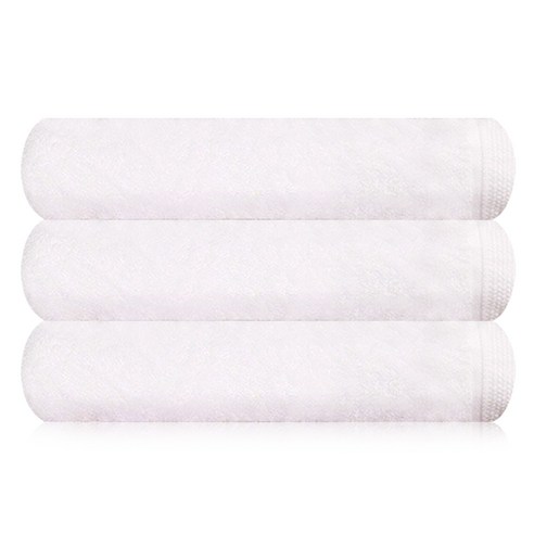 송월타월 컴포트 그라운드 호텔 타월 200g 40수 코마사, 화이트, 3개
