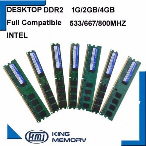 KEMBONA 인텔 및 A-M-D LONG-DIMM PC 데스크탑 DDR2 800 667 533 Mhz - 1Gb 2Gb 4Gb RAM 메모리, 2g 667mhz for AMD MB