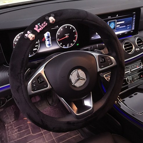 특별 Geely Bo Yue Bo Rui 새로운 비전 킹콩 Emgrand Gs Gl Ec7 스티어링 휠 커버 만화 D 유형, 블랙