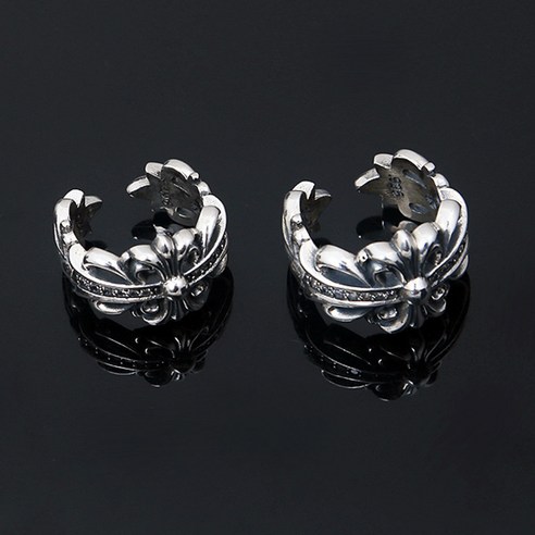 KORELAN s925 순은 한커플 반지 정교한 반지 복고 태은 반지 크기 조절 가능