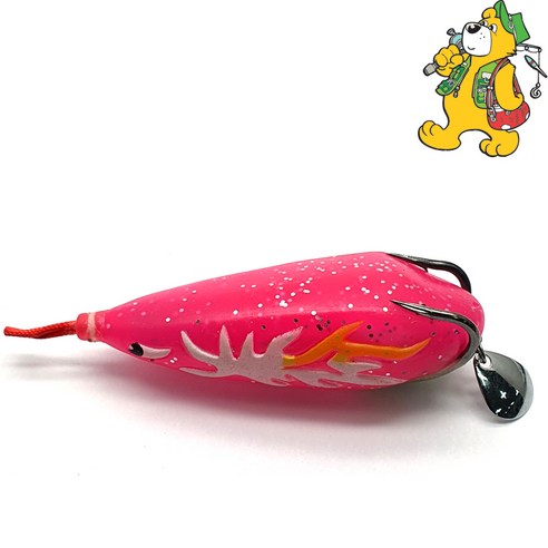 [아엠피싱]수제조립 튜닝 개구리RAY FROG25g/원투용 프로그 가물치 배스, 25g핑크