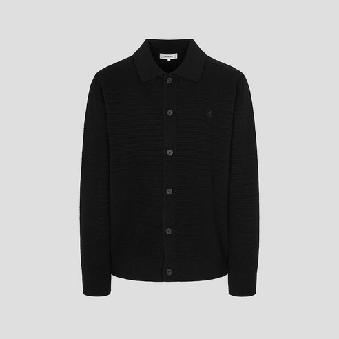 [정품] 빈폴 남자 가디건 칼라 니트 카디건 블랙 BC385AO665 따뜻한