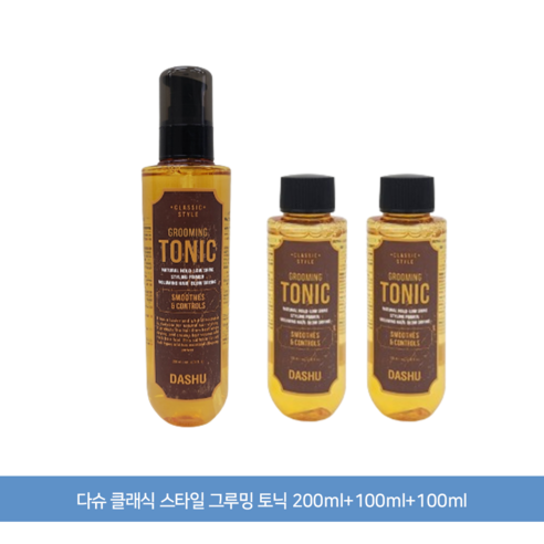 다슈 클래식 스타일 그루밍 토닉 펌프형, 400ml, 1개