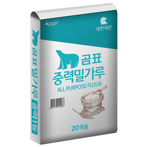 곰표 중력밀가루, 20kg, 1개