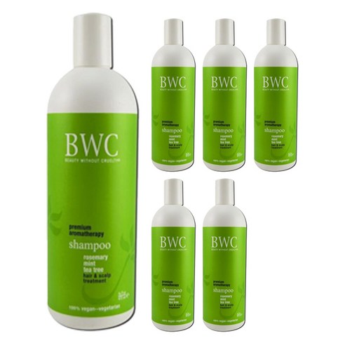BWC 로즈마리 민트 티트리 샴푸, 473ml, 6개