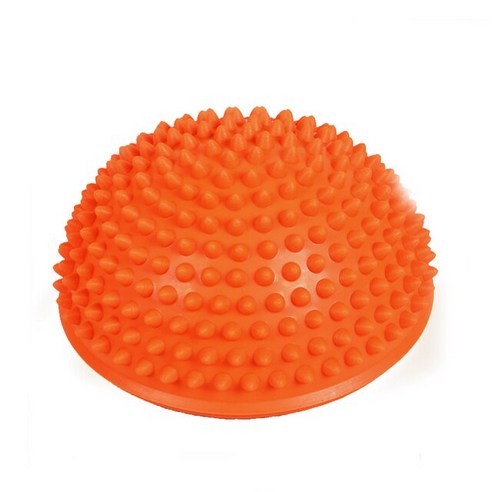 짐볼65 미니 팽창식 반구 요가 PVC 핏볼 운동 체육관 필라테스 스포츠 피트니스용 밸런싱 볼, 7.Orange
