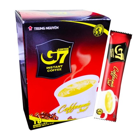 G7 커피 믹스 3in1 베트남 인스턴트 커피 탕비실 사무실 홈카페, 16g, 18개입, 6개