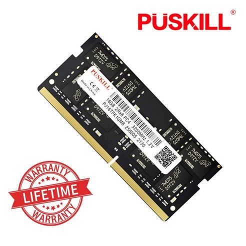 노트북거치대PUSKILL 메모리 램 노트북 DDR4 DDR3L 16GB 8GB 4GB 32GB 3200 2666 2400 1600 1333 Sodimm 노, [11] DDR4 16GB 3200 1.2V