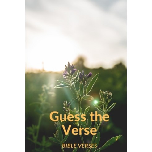 (영문도서) Guess The Verse: Bible Verses Paperback, Independently Published, English, 9798748166843