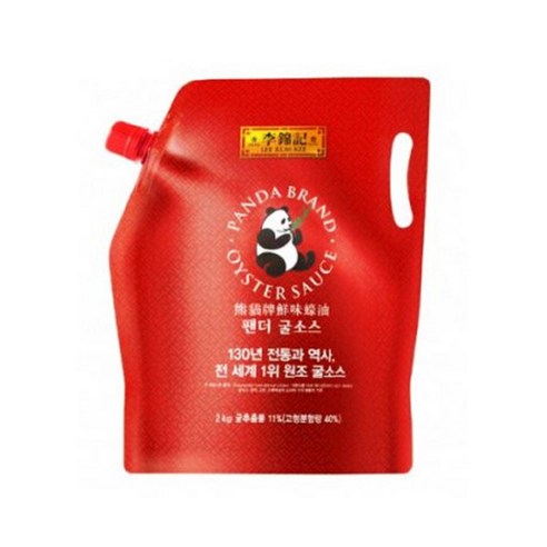 이금기 팬더 굴소스 파우치, 2kg, 6개