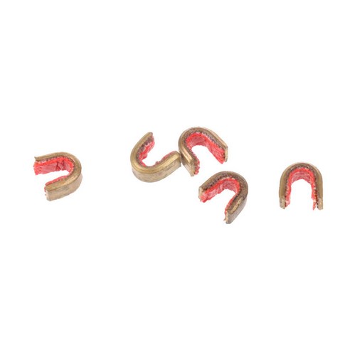 5pcs 양궁 활 문자열 보호 버클 클립 노크 세트 황동 노킹, 5x2x5mm, 구리, 지점