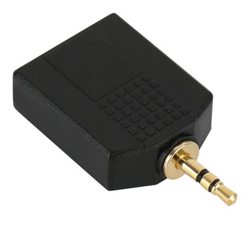 NM-JR14 3.5mm M to 5.5mm F x 2 스테레오 Y형 젠더 – 1개 5.5to3.5