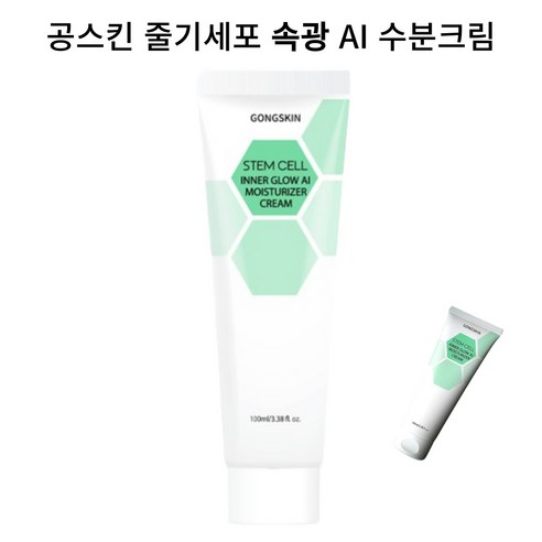 공스킨 줄기세포 속광 AI 수분크림, 1개, 100ml