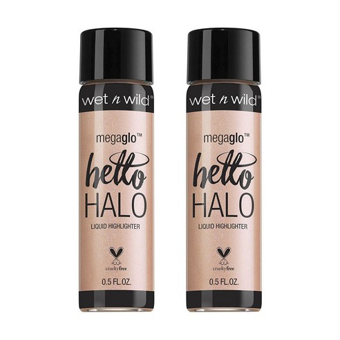 웻앤와일드 메가글로 헬로 리퀴드 하이라이터 14.8ml, 2개, Halo Goodbye