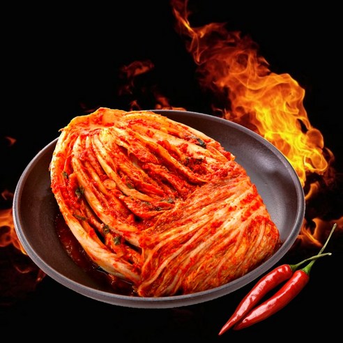 푸드지 맛있게 매운 김치, 1개, 2kg 달고맵고김치핫소스 12 입안 가득 기분 좋은 매운맛 김치, 1개, 2kg