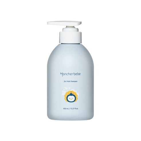 몽쉘베베 유아 아동 어린이 샴푸+트리트먼트 2in1 키즈 샴푸, 1개, 450ml
