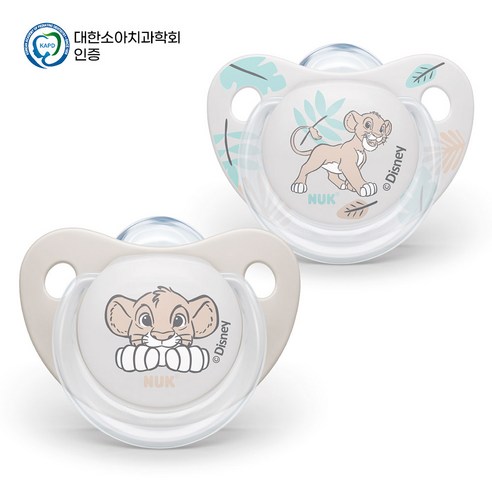 누크 디즈니 노리개젖꼭지 쪽쪽이 2개입 모음, 1개