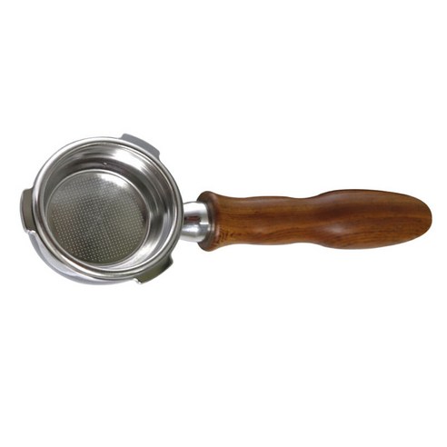 커피 밑바닥 Portafilter 나무 손잡이 커피 기계 부품 주방 홈 상업 바, 58mm, 활기 없는, 스타일 A.