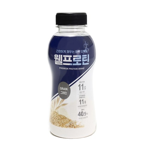 웰프로틴 그레인 단백질 쉐이크, 6개, 40g