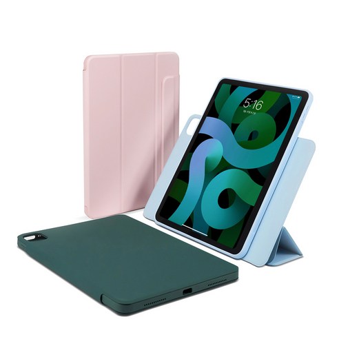 갤럭시탭s9  아띠즈 아이패드 프로 iPad Pro 6세대 11인치 마그네틱 탈부착 분리형 2in1 케이스, 스카이블루