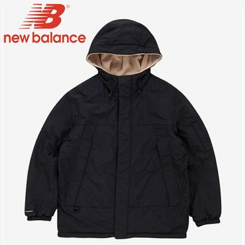 뉴발란스 A UNI 플리스 양면 후드파카 NBMDB41043-19