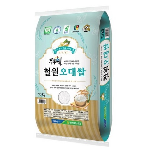 김화농협 2023년 햅쌀 GAP인증 두루웰 철원 오대쌀 백미, 10kg(상등급), 1개 10kg × 1개 섬네일