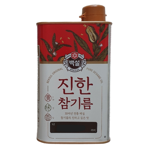 백설 진한 참기름, 450ml, 1개