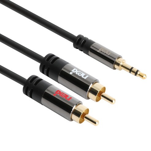 넥시 3.5mm 스테레오 2RCA 케이블 3M NX946, NX-1S2R-030