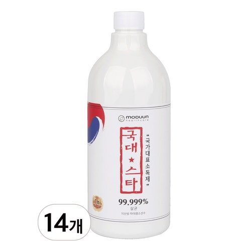 국대스타 살균소독제, 1L, 14개