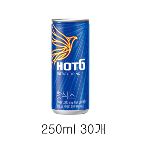 핫식스 오리지널, 250ml, 60개