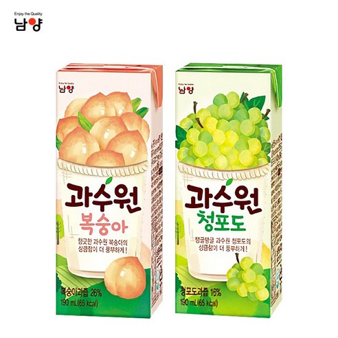 남양 과수원 주스, 온 가족을 위한 상큼한 과일 맛!