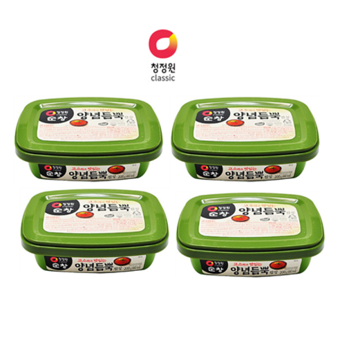 청정원 순창 양념듬뿍 쌈장, 200g, 4개