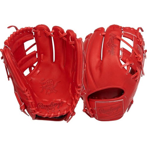 Rawlings Heart of The Hide Pro Label Element Fire 29.2cm(11.5인치) 야구 장갑: PRO204-2S 오른손 투척기, Fire/Red