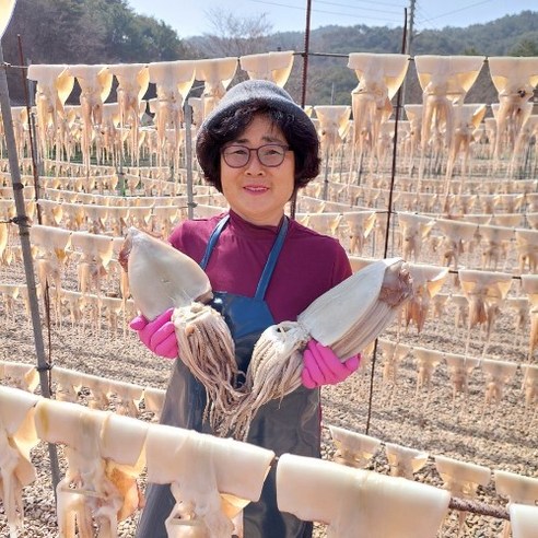 오징어엄마 반건조오징어 피데기 반건오징어, 1개, 반건조 (대) 10마리 (1.5kg)