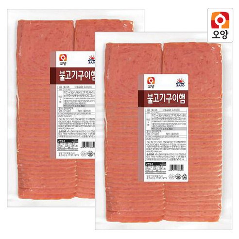 판매자 햇살누리 상품 사조오양 슬라이스햄 1kg x 2개, 5세트