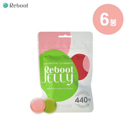 무설탕 무지방 다이어트간식 리부트 유산균젤리 27g, 162g, 1개