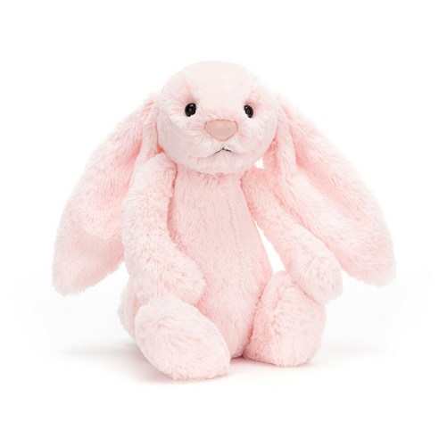 젤리캣 바쉬풀 버니 M 애착인형, 31cm, 블러쉬, 1개