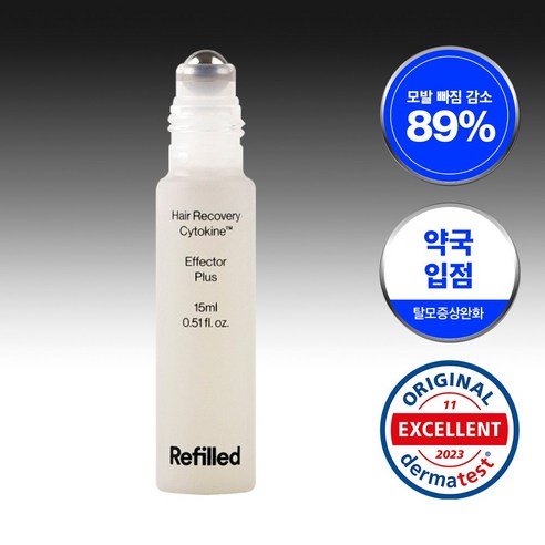 리필드 탈모완화 사이토카인 탈모앰플 이펙터 두피케어 잔머리 앰플, 6개, 15ml