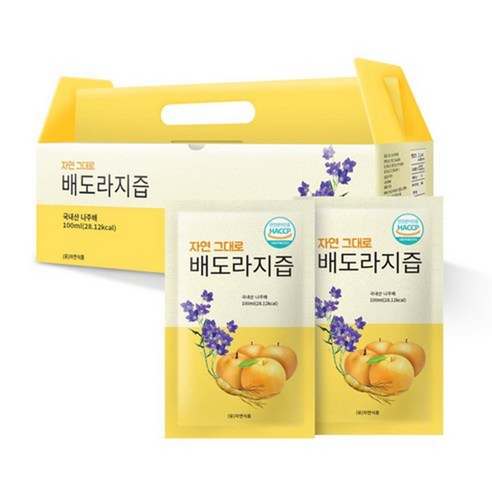 자연그대로 배도라지즙 파우치, 100ml, 30개 none 섬네일