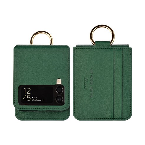 이태리 비건 가죽의 프리미엄 보호와 편의성, 스타일리시한 갤럭시 Z플립4 케이스