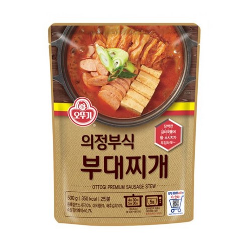 오뚜기 의정부식 부대찌개, 1개, 500g