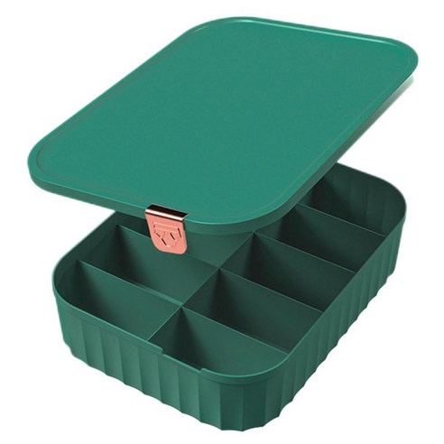 속옷 서랍 주최자 분배기 속옷 양말 소녀를 위한 옷장 주최자, 30x23x8cm, PP 폴리프로필렌, 10 그리드 그린