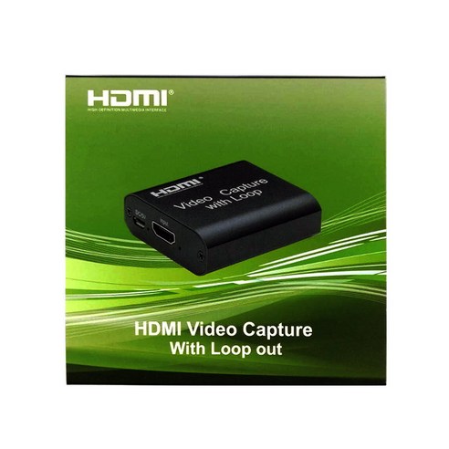 HDMI 1080P 캡쳐보드 게임 라이브 기록 방송 스트리밍, HDMI 루프 아웃 레코딩 박스