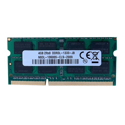 Huante DDR3 4GB 노트북 램 메모리 1333Mhz PC3-10600 204 핀 SODIMM 지원 Intel AMD 메모리용 듀얼 채널, 4GB 램 메모리