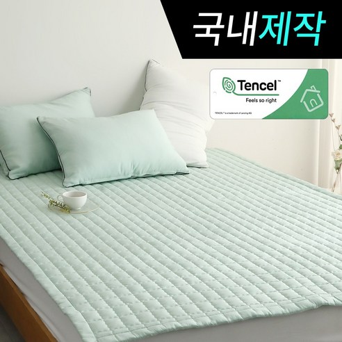 깃털처럼 가볍고 구름처럼 포근한 휴식을 선사하는 띵스룸 크림슈 텐셀모달 침대패드
