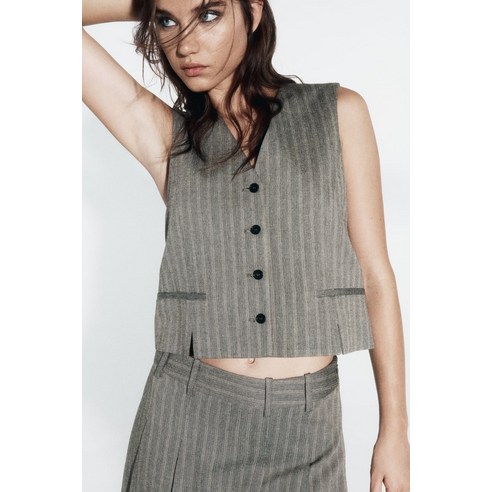 [OKㅣ강추] 독일 자라 ZARA 203224 헤링본 조끼 [OKNOWㅣ추천상품]