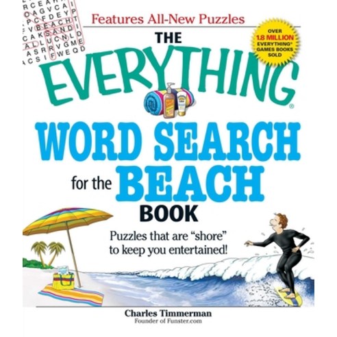 (영문도서) The Everything Word Search for the Beach Book: Puzzles That Are Shore to Keep You Entertained! Paperback, English, 9781605500454